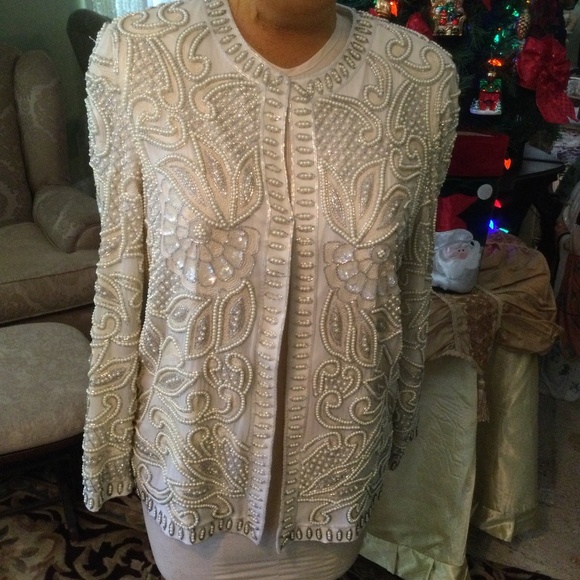 Adrianna Papell Jackets & Blazers - Adrianna Papell Pearl Jacket